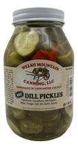 AMISH HOT DILL PICKLES with Hot Peppers &amp; No Sugar Added PA Dutch Homema... - £11.95 GBP+