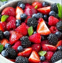 20 Each Berry Mixture Seeds Strawberry Raspberry Blackberry And Blueberries Fres - $14.98