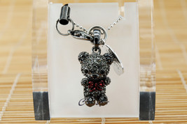 Crossfor Teddy Bear Black Crystal Necklace Cute Kawaii Teddy-05BK Japan - £55.35 GBP