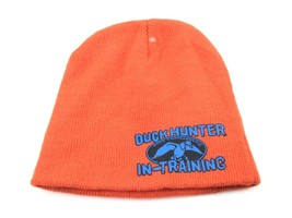 Duck Hunter in Training Beanie Hat One Size 100% Acrylic Stretchy Knit H... - £12.53 GBP