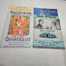 Vocal Selections Songbook Lot of 4 Camelot Lion King South Pacific Choru... - $7.98