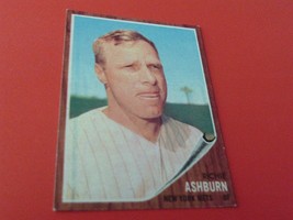 1962 Topps # 213 Richie Ashburn N.Y. Mets Near Mint Or Better !! - £151.68 GBP