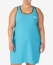 MSRP $60 Fila Women s Logo Tank Dress Blue Size 1X - £30.31 GBP