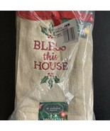 St Nicholas Square Hand Towels &quot;Bless This House&quot; - Set of 2 - NEW - £12.84 GBP