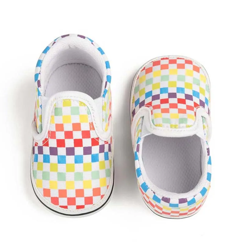 Best Sneakers Baby Shoes Canvas Clic Newborn Print Baby Boys Girls First Walkers - $56.77