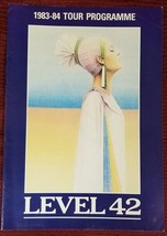 LEVEL 42 - VINTAGE 1983 - 1984 TOUR CONCERT PROGRAM BOOK MINT MINUS - $41.00