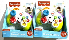 2PK Fisher Price Laugh &amp; Learn Game &amp; Learn Controller Gaming Buttons Li... - £11.54 GBP