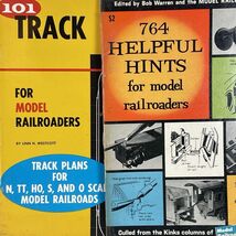 Model Railroader Book Lot: 764 Helpful Hints + 101 Track Plans Softcover - $8.35
