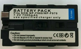 NP-F970 NP-F960 New Battery For Sony AX1 AX2000 FX1 FX7 PD150 VX2100 7200mAh - £25.02 GBP