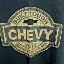 Chevy Trucks Tshirt Built Tough Since 1918 Made for Men 2XL Brown Chevrolet - £7.82 GBP