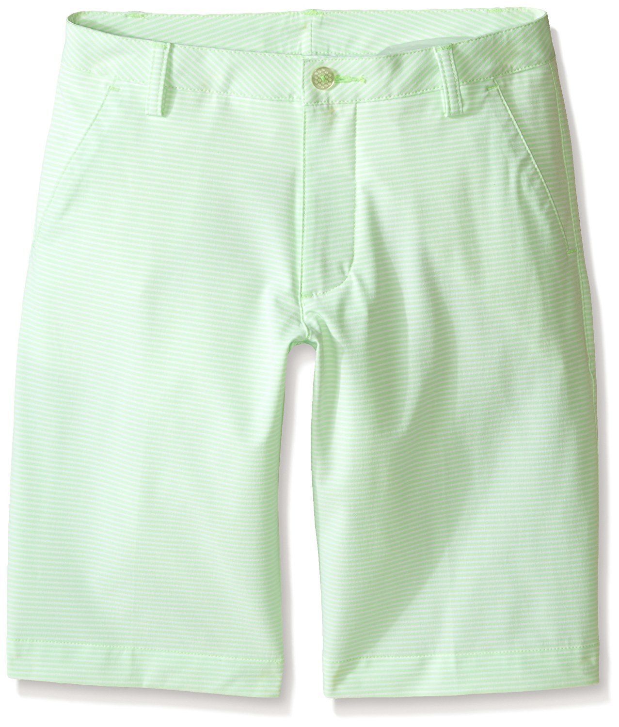 PUMA Golf Boys Stripe It Shorts (Big Kids) Green Gecko NWT - $29.95