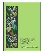 Bead Loom Bracelet Lily of the Valley Flowers Pattern PDF - $102.96 MXN
