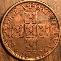 1970 Portugal 20 Centavos Coin - £1.06 GBP