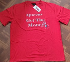 Shirts, Unisex QUEENS GET THE MONEY  SHIRTS NEW Red/Grey  size  2X - £23.95 GBP