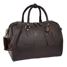 DR309 Zip Around Leather Travel Holdall Monaco Brown - £122.66 GBP