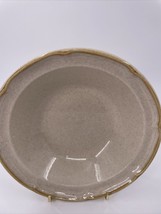 Stoneware by Japan 6 7/8&quot; Cereal Soup Salad Bowl Sandstone Scalloped Edg... - £7.03 GBP