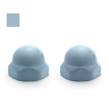 Crane Replacement Ceramic Toilet Bolt Caps - Set of 2 - Sky Blue - $44.95