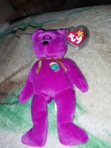 Ty Beanie Babies Millennium Bear Plush Toy Rare No Tag Errors Though - £11.77 GBP