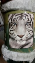 Bengal Tiger American Heritage Woodland Plush Raschel Throw blanket - £23.90 GBP