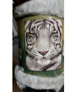 Bengal Tiger American Heritage Woodland Plush Raschel Throw blanket - £23.90 GBP