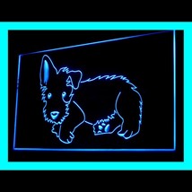 210076B Scottie Puppy Noble Purebred Doggy Dog Pet Home Sweet LED Light Sign - £17.57 GBP