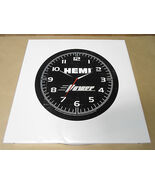 Hemi Power Wall Clock Magnum Wrangler 300 Official Licensed Chrysler Black - $14.07 CAD