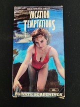 Vacation Temptations VHS Private Screenings Erotic 1986 Janie Myers - £35.44 GBP