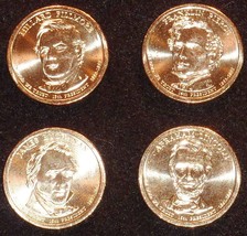 2010 D Presidential Dollar Coin Set - 4 Coins  UNCIRCULATED Free Shipping - £11.06 GBP