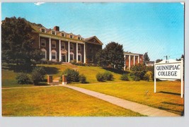 Postcard CT Connecticut Hamden Quinnipiac College Larson Hall Chrome Unused - £3.89 GBP