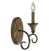 Hampton Bay Chester 1 Light Aruba Teak Wall Sconce - £23.18 GBP