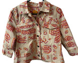 Ruby Road Jean Jacket Womens Size 10  Multicolored Denim Coffee Colors - $13.86
