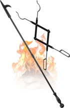 Feed Garden 32 Inch Fireplace Poker And 26 Inch Fireplace Tongs Set For Fire Pit - £30.03 GBP