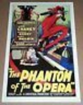 17x11 Phantom of the Opera Universal Studios movie poster print, Lon Cha... - $27.03