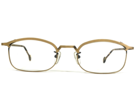 Vintage La Eyeworks Brille Rahmen AKIO 442 Antik Rustikal Gold 52-22-140 - £36.29 GBP