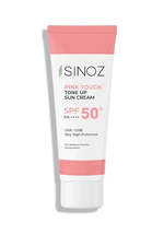 Sinoz Spf 50+ Pink Touch Tone Equalizing Pink Face Sunscreen Pa++++ 50ml - £28.24 GBP