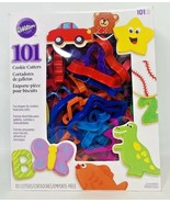 NEW Wilton 101 Plastic Cookie Cutters Letters Numbers Animals Holiday Ve... - $22.81 CAD