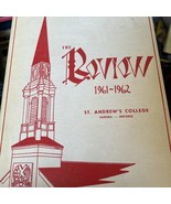 St. Andrew&#39;s College  Aurora High School Yearbook 1961-1962 Ontario - $693.60 MXN