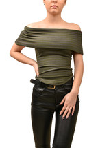 Free People We The Free Womens Top Melbourne Army Green Size Xs OB823299 - £37.31 GBP