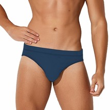 Mondxflaur Pure Color Swim Briefs Sexy Swimming Trunks Quick Dry Soft At... - $19.99