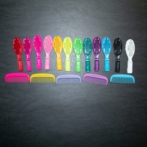 Barbie Doll Brushes Combs Rainbow Colors (Lot of  17) 90’s/2000’s - $12.56