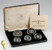 1986 Isola di Man Platino 1.85 Oz. a Prova Set W/Originale Box, Custodia... - $3,211.62