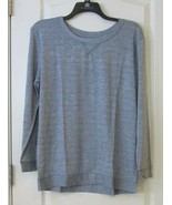 Felina Long Sleeve French Terry Jogger Lounge Set Gray/Blue Womens Sz XL... - $23.14