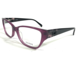 GUESS Brille Rahmen GU 2408 PUR Schwarz Klar Violett Cat Eye 52-16-140 - £47.88 GBP