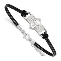 SS  Tampa Bay Rays Small Center Leather Bracelet - £64.31 GBP