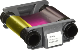 Evolis Badgy Color Ribbon for 100 Prints Badgy100 &amp; Badgy200 (CBGR0100C) - £43.62 GBP