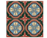 Ceramic High Relief Malibu Tiles Handcrafted - San Geronimo4 -  (you sel... - $189.00
