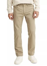 Levis 514 Mens Jeans 38 Khaki Tan 5 Pocket Straight Leg Pants 38x30 NEW Stretch - £22.01 GBP