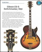 1961 Gibson ES-5 Switchmaster + 1962 Gibson ES-120T guitar history article - $4.01