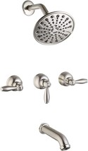 Bathtub Faucet Set With Tub Spout Bathroom Mixer Tub And Shower Trim Kit... - £151.32 GBP