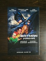 1995 Batman Forever Movie Poster Full Page Original Color Ad 1221 - £5.20 GBP